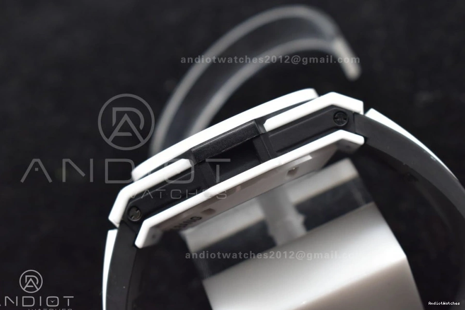 Bang Strap Unico 516 Ceramic White White A 1:1 Best Edition ZF Dial Packable Rubber on Skeleton Big 0320